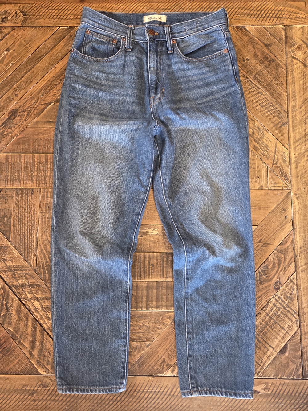Madewell Mom Jean Size 27 Medium Wash